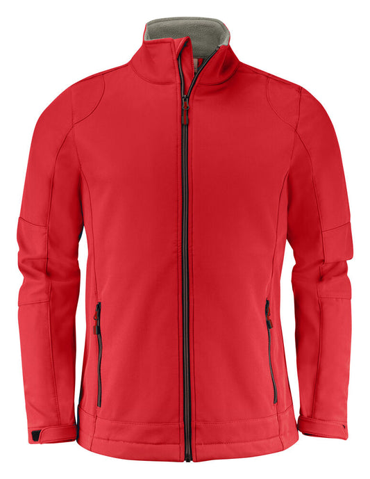 Printer Essentials Trial Softshell Jacke Herren in Rot – mit Firmenlogo individualisierbar