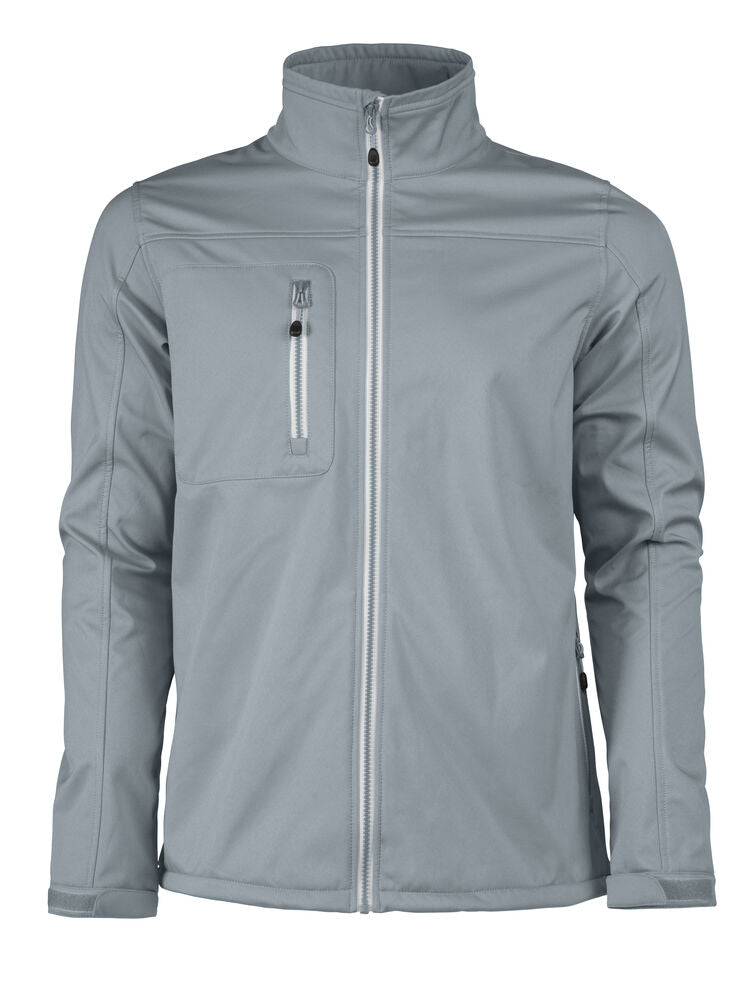 Printer RED Vert Softshell Jacke Herren in Grau – mit Firmenlogo individualisierbar