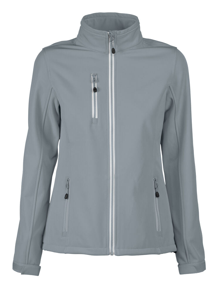 Printer RED Vert Softshell Jacke Damen in Grau – mit Firmenlogo individualisierbar