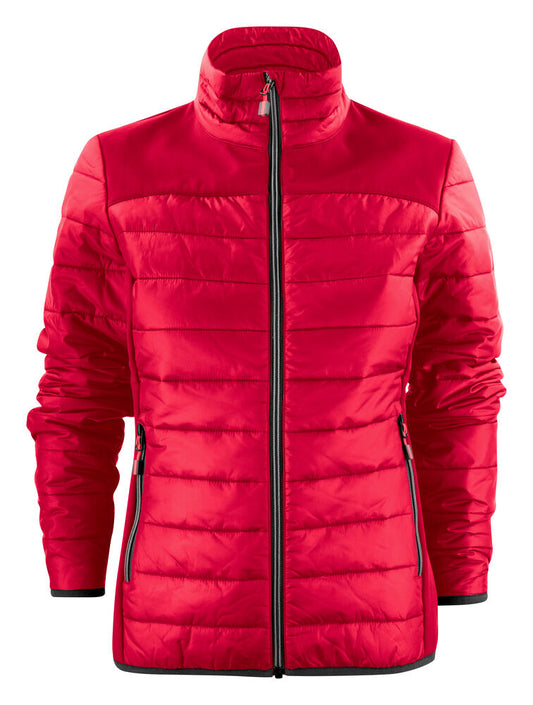 Printer Essentials Expedition Jacke Damen in Rot – mit Firmenlogo individualisierbar