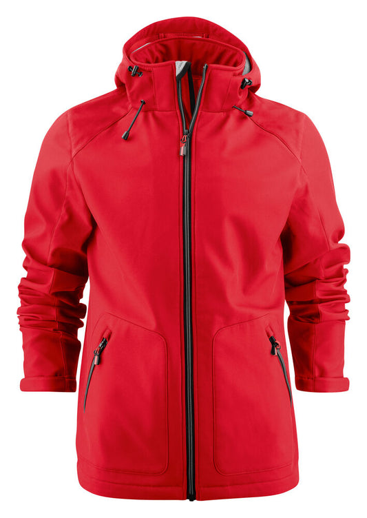 Printer Essentials Karting Softshell Jacke Herren in Rot – mit Firmenlogo individualisierbar