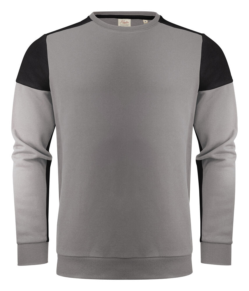 Printer PRIME Prime Crewneck Pullover Unisex in Anthrazit/Schwarz – mit Firmenlogo individualisierbar