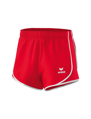 ERIMA PERFORMANCE Shorts with inner Slip in rot/weiß Vorderansicht
