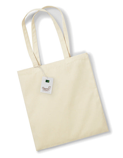EarthAware® Organic Bag For Life von Westford Mill – Produkt- und Farbansicht für Textildruck und Stickerei