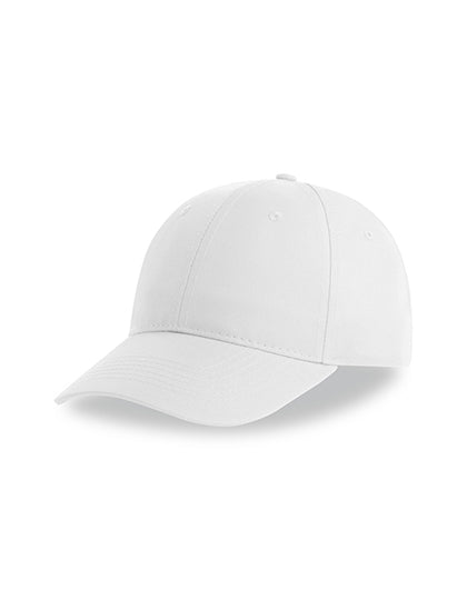 Atlantis Recy Six Cap in White – mit Firmenlogo individualisierbar