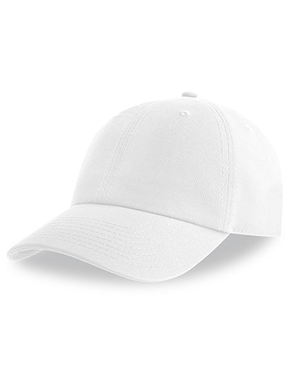 Atlantis Fraser Cap in White – mit Firmenlogo individualisierbar
