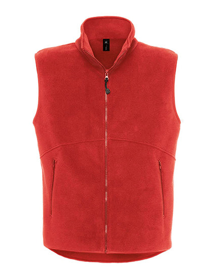 B&C COLLECTION Unisex Fleece Traveller+ in Red – mit Firmenlogo individualisierbar
