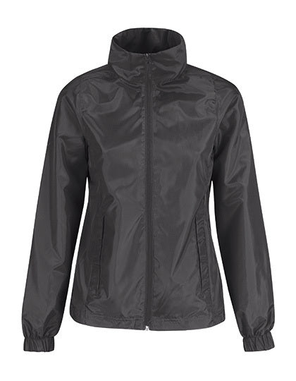 B&C COLLECTION Women´s Windjacket ID.601 in Dark Grey (Solid) – mit Firmenlogo individualisierbar