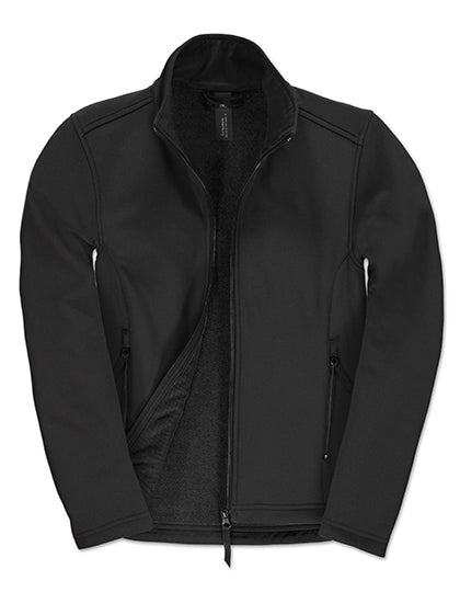 B&C COLLECTION Women´s Jacket Softshell ID.701 in Black/Black – mit Firmenlogo individualisierbar