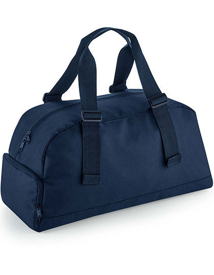 BagBase Recycled Essentials Holdall in Navy – mit Firmenlogo individualisierbar