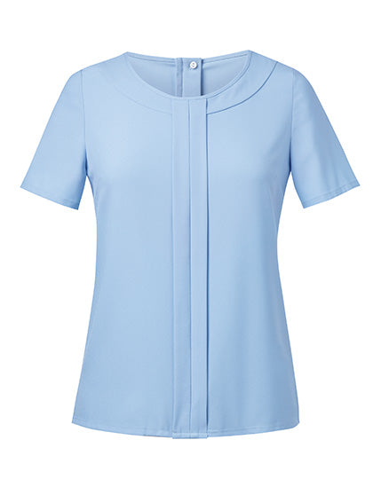 Brook Taverner Women´s Verona Short Sleeve Blouse BR803 in Sky Blue