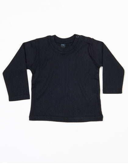 Baby Long Sleeve T von Babybugz – Produkt- und Farbansicht für Textildruck und Stickerei