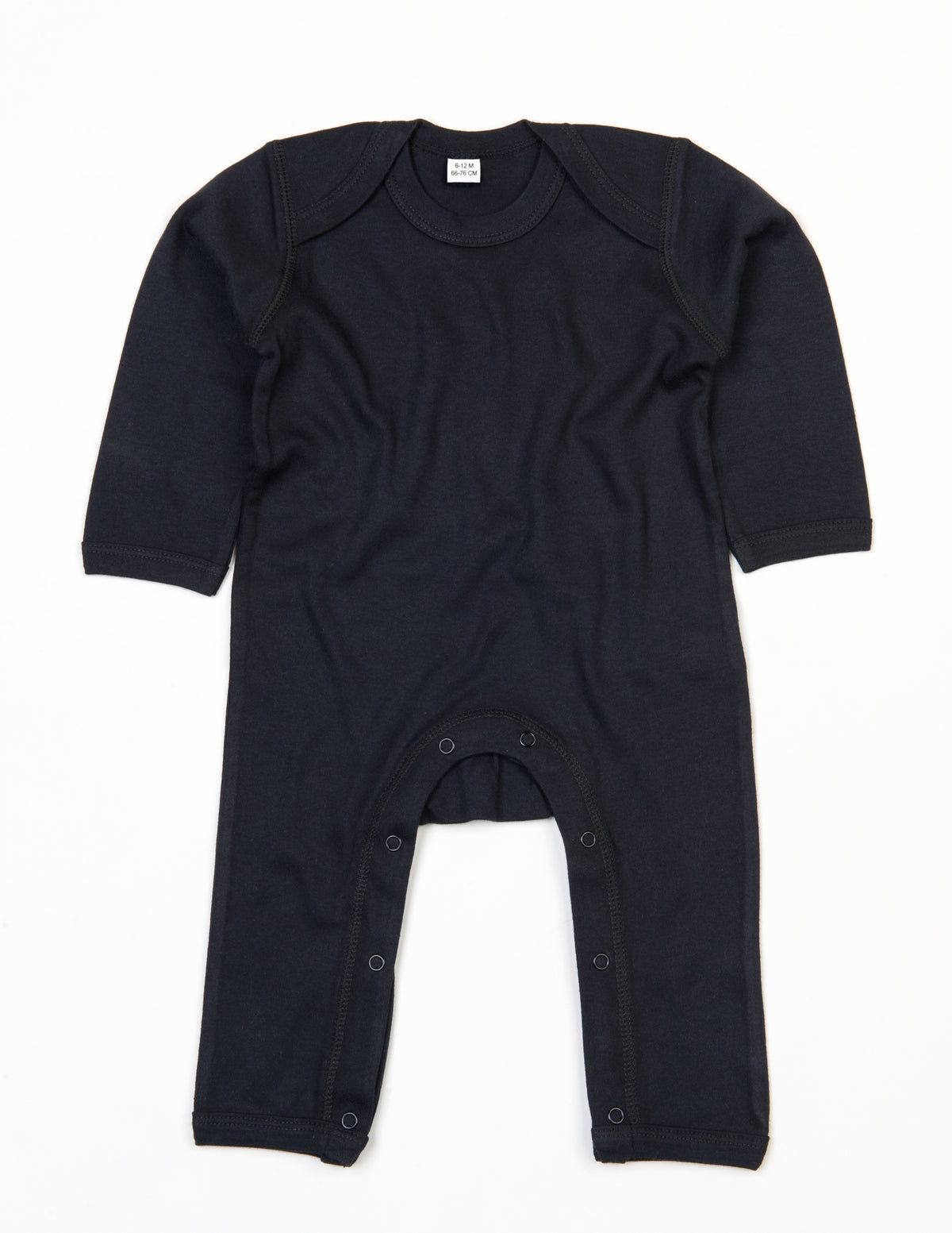 Baby Rompasuit von Babybugz – Vorderansicht für Textildruck und Stickerei