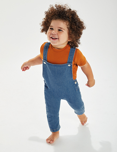Baby Rocks Denim Dungarees