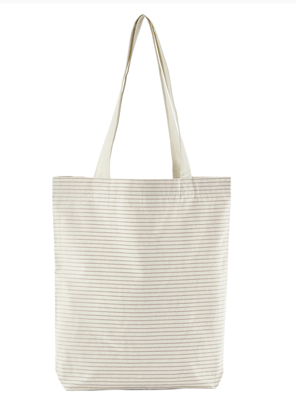 Striped Organic Cotton Bag
