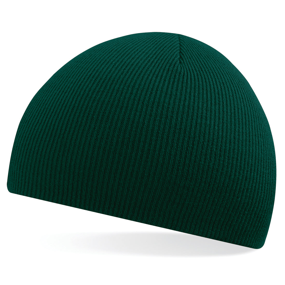 Beanie aus Polyacryl CB44 von Beechfield – Vorderansicht für Textildruck und Stickerei