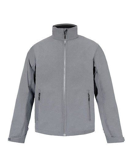 Promodoro Men´s Softshell Jacket C+ in Steel Grey (Solid) – mit Firmenlogo individualisierbar