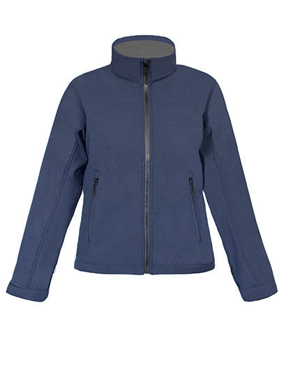 Promodoro Women´s Softshell Jacket C+ in Navy – mit Firmenlogo individualisierbar