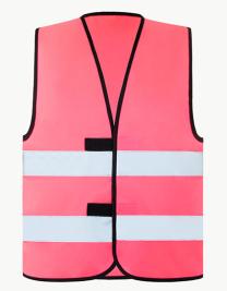 Korntex Warnweste Wolfsburg in Neon Pink – mit Firmenlogo individualisierbar