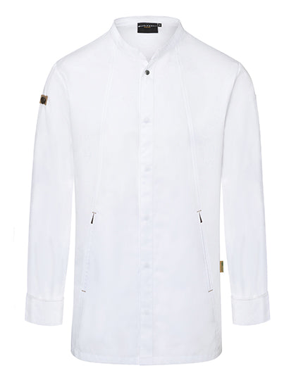 Karlowsky Kochjacke Green-Generation KY051 in White