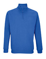 SOL´S Unisex Quarter-Zip-Sweatshirt Conrad in Royal Blue 241 – mit Firmenlogo individualisierbar