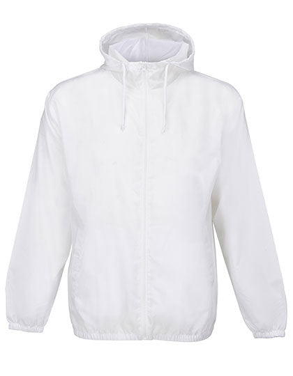 SOL´S Unisex Windbreaker Shield in White – mit Firmenlogo individualisierbar