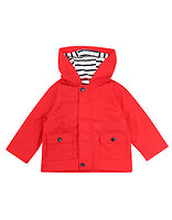 Larkwood Kinder-Regenjacke in Red – mit Firmenlogo individualisierbar