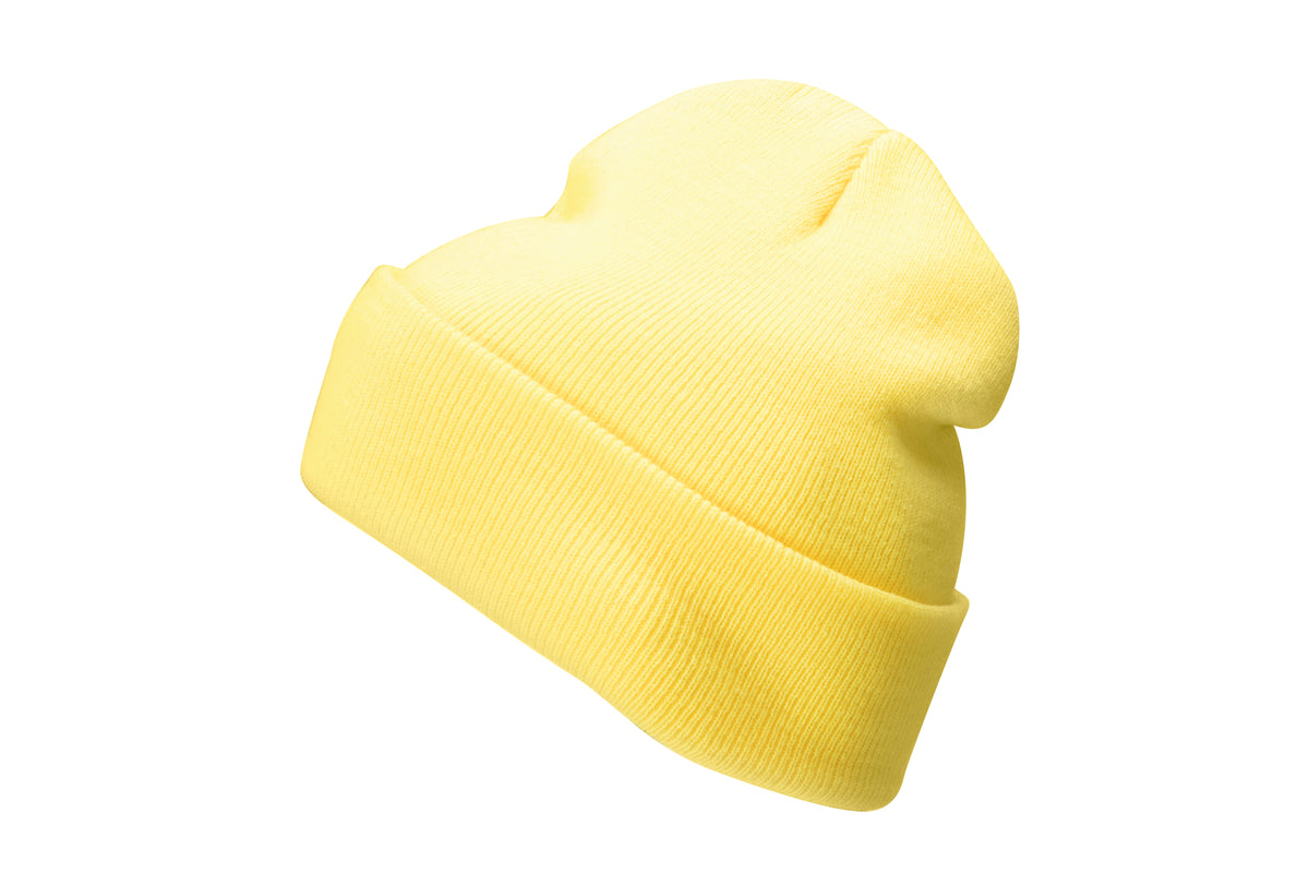 Stylische Beanie aus Polyacryl für den Winter von Daiber – Produkt- und Farbansicht für Textildruck und Stickerei