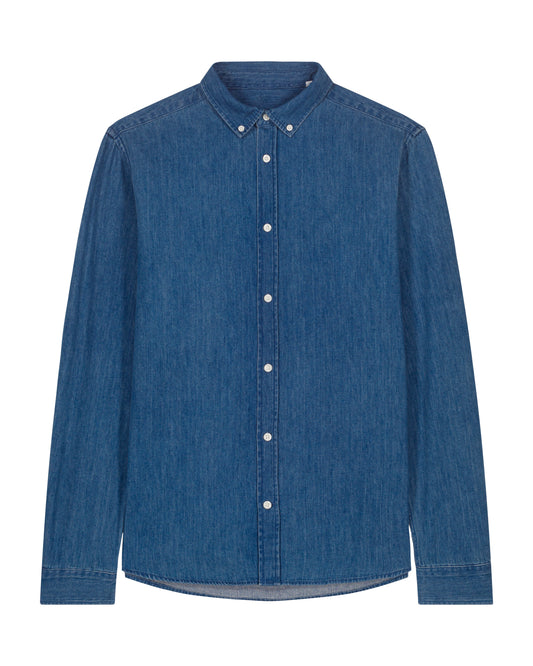 Stanley/Stella Stanley Denim Shirt in Mid Wash – bedruckbar und bestickbar
