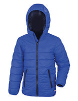 Result Core Kinder-Steppjacke in Royal – mit Firmenlogo individualisierbar