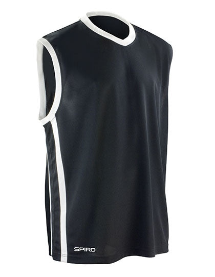 Men´s Basketball Quick Dry Top von Spiro – Produkt- und Farbansicht für Textildruck und Stickerei