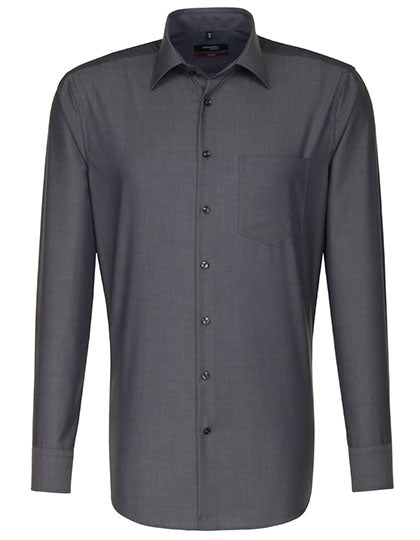 Seidensticker Men´s Shirt Regular Fit Long Sleeve SN003000 in Anthracite
