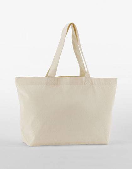 Westford Mill EarthAware® Organic Twill Shopper in Natural – mit Firmenlogo individualisierbar