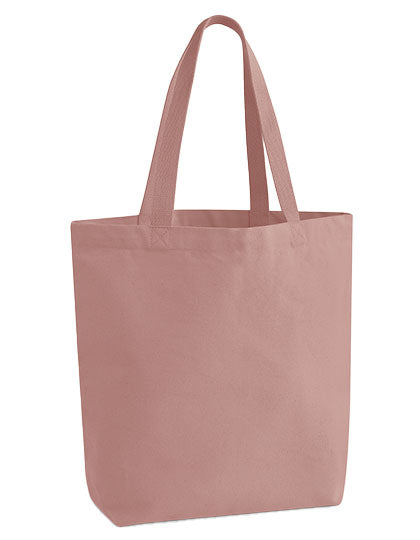 Westford Mill Heavyweight Canvas Tote Bag in Rose Pink – mit Firmenlogo individualisierbar