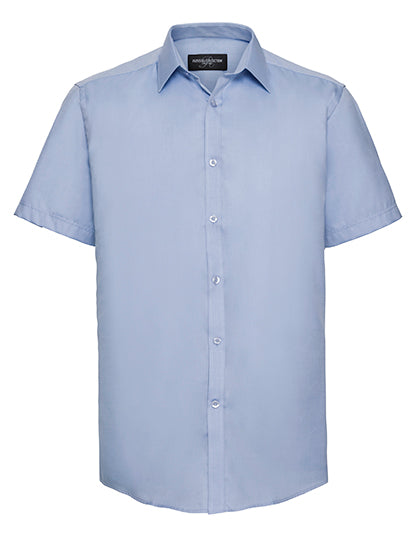 Herren Hemd Kurzarm von Russell – Produkt- und Farbansicht für Textildruck und Stickerei