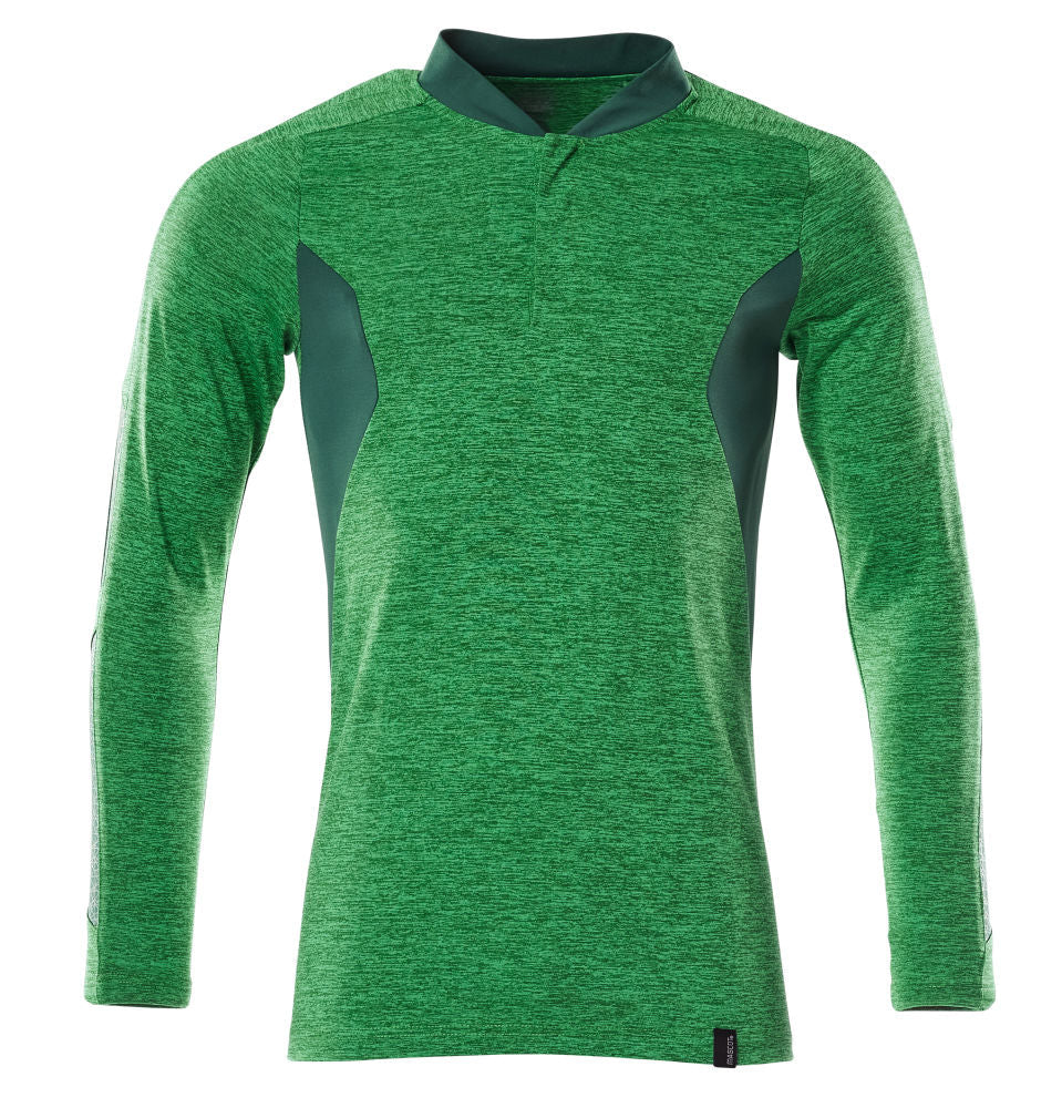 MASCOT ACCELERATE Polo-Shirt Langarm – 18081-810 – Farbe Grasgrün/Grün