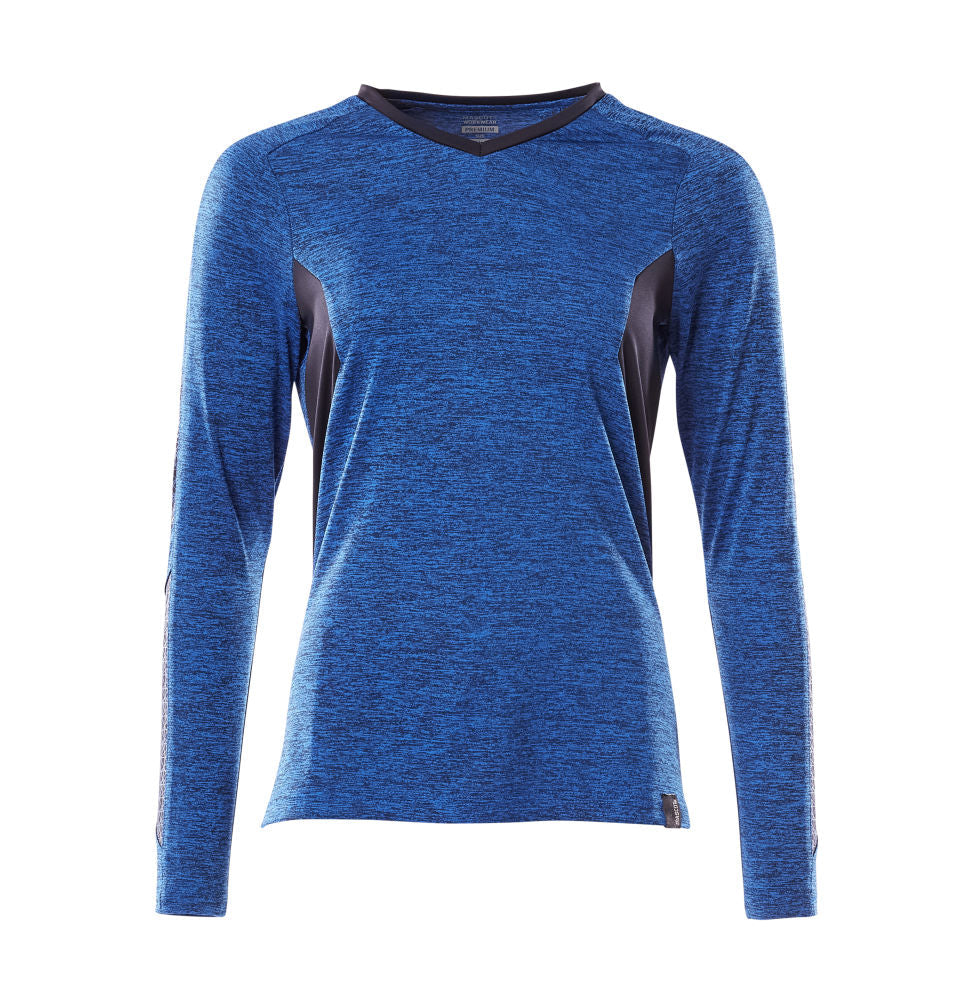 MASCOT ACCELERATE Langarmshirt – 18091-810 – Farbe Azurblau/Schwarzblau
