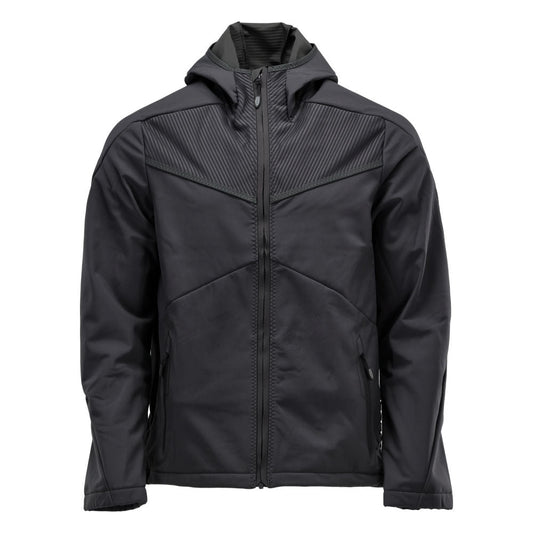 MASCOT CUSTOMIZED Softshelljacke mit Kapuze – 22102-649 – Farbe Schwarz