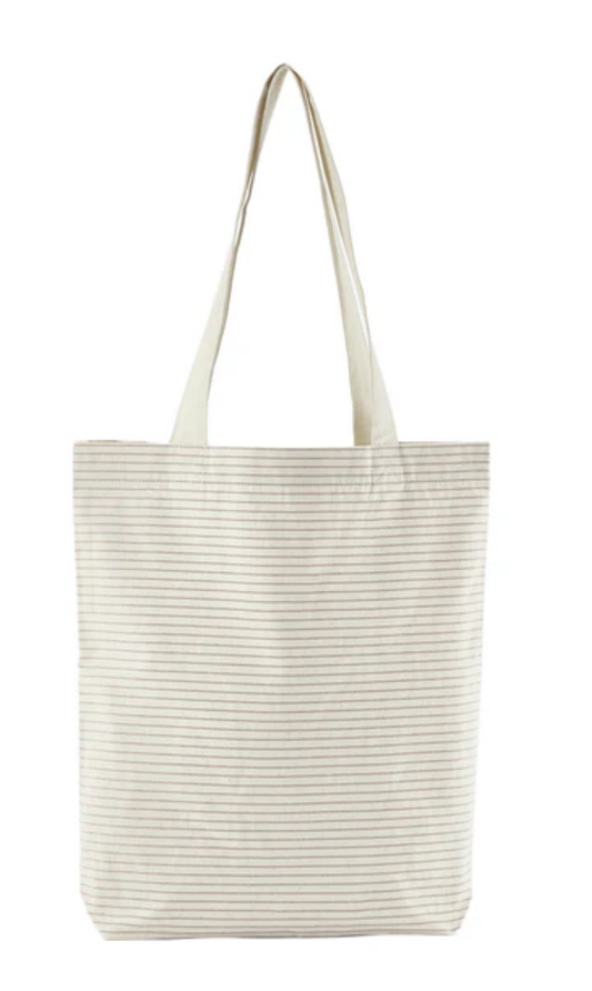 Striped Organic Cotton Bag