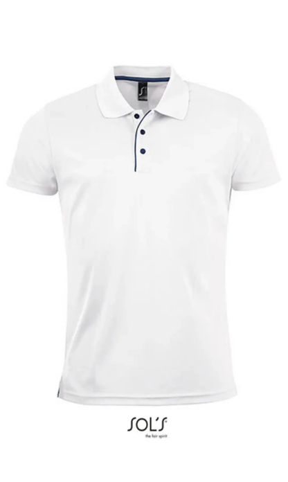 Leichtes Sport-Poloshirt aus 100% Polyester