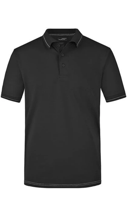 Hochwertiges Poloshirt mit Kontraststreifen