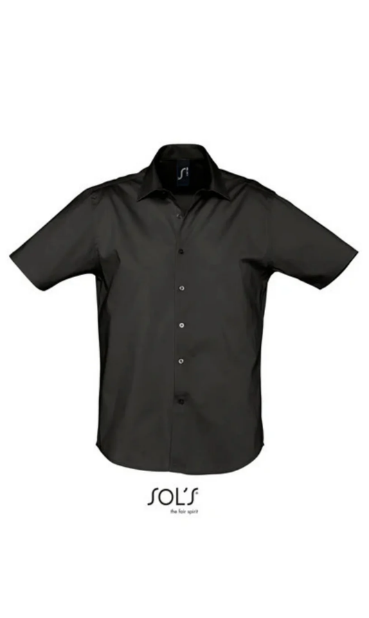 Men´s Stretch-Shirt Broadway Short Sleeve