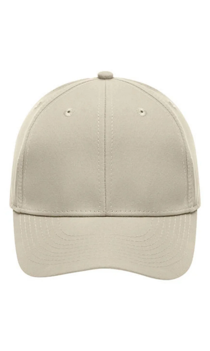 Wasserabweisendes 6-Panel-Cap aus Mikrofaser