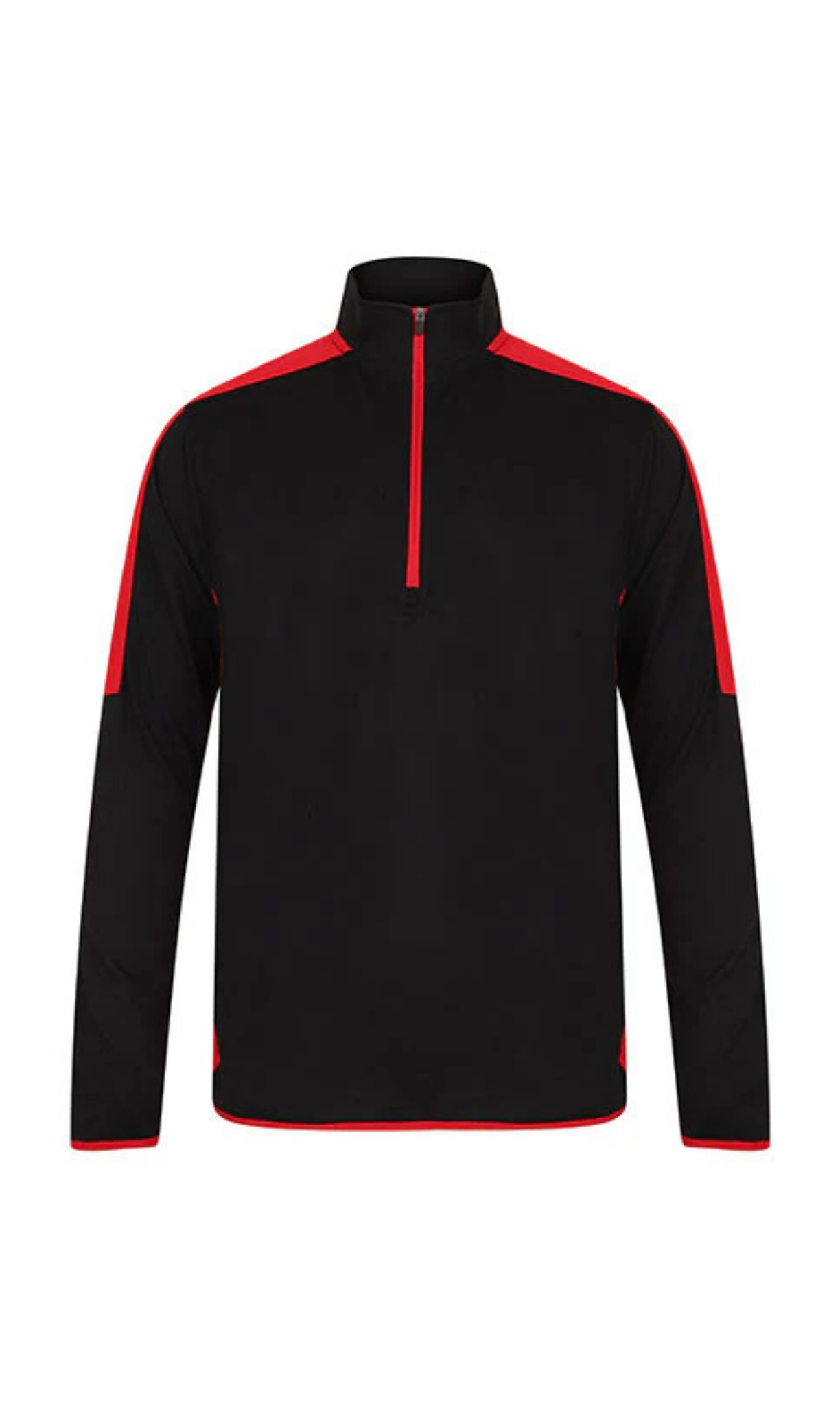 Adults 1/4 Zip Midlayer With Contrast Panelling
