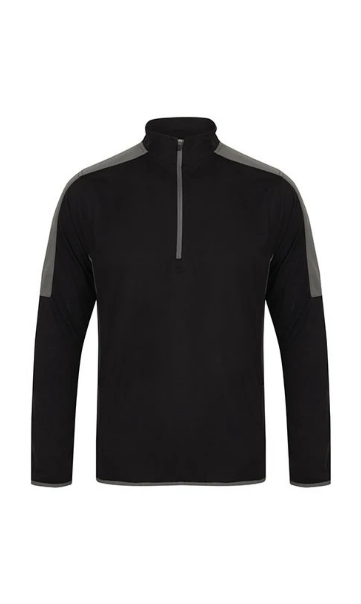 Adults 1/4 Zip Midlayer With Contrast Panelling