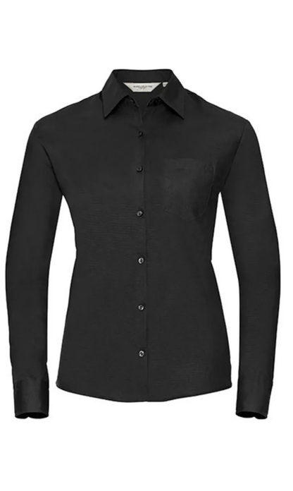Ladies´ L/S Pure Cotton Easy Care Poplin Shirt