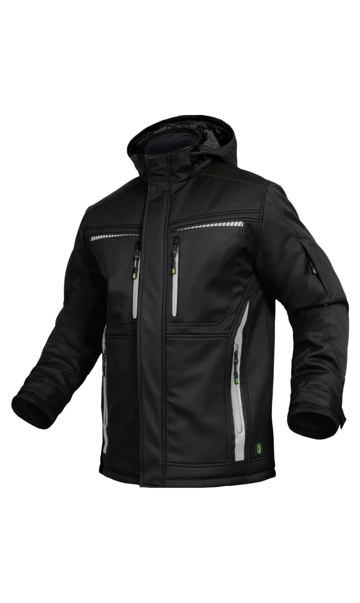 Softshelljacke mit einer TPU-Membran und Mikrofleece-Innenfutter