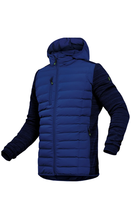 Steppstoffjacke mit Kapuze