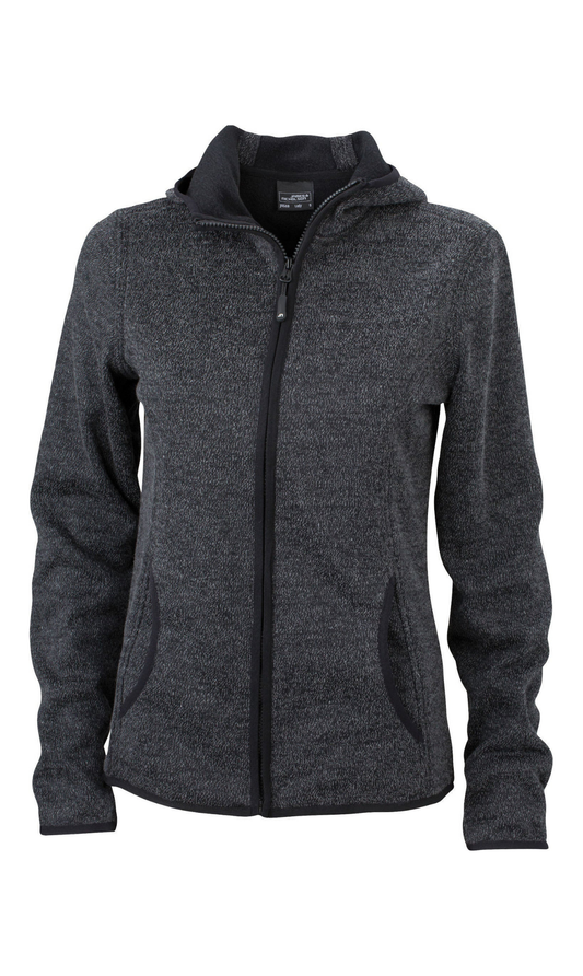 Ladies´ Knitted Fleece Hoody
