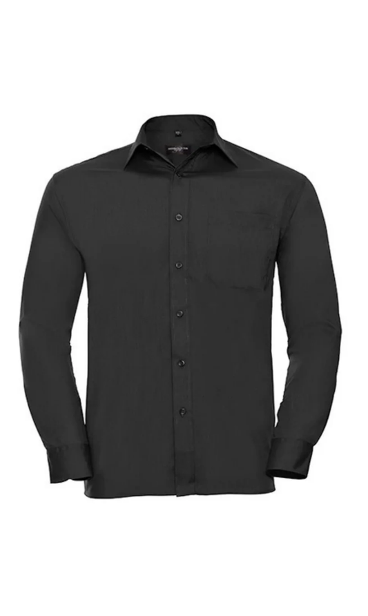 Men´s L/S Poly-Cotton Easy Care Poplin Shirt